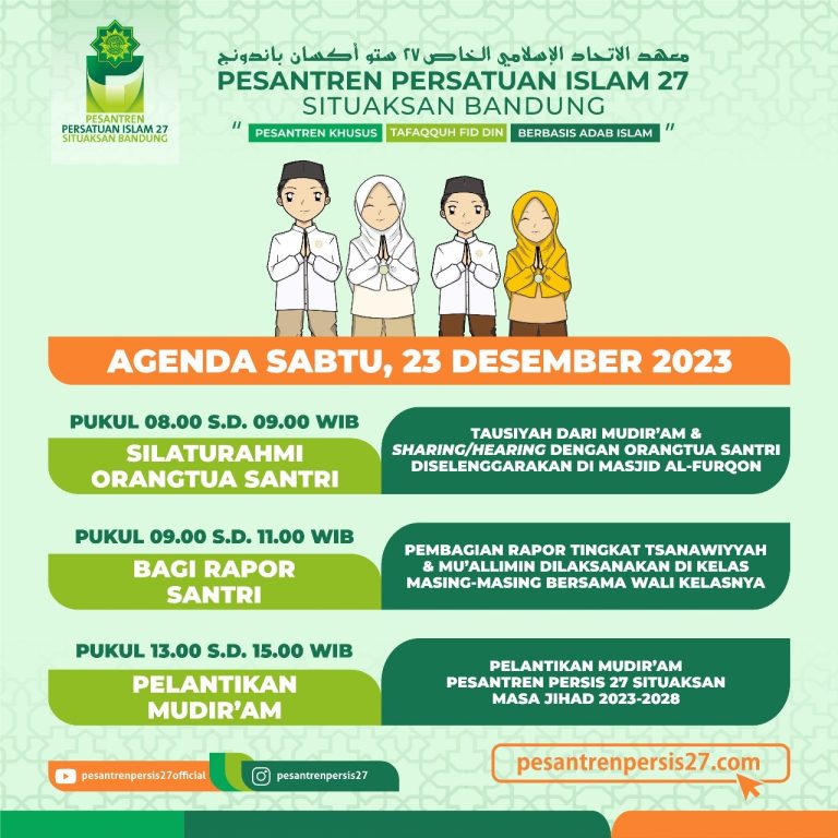 Pelantikan Mudir’am dan Bagi Rapor T.A 2023