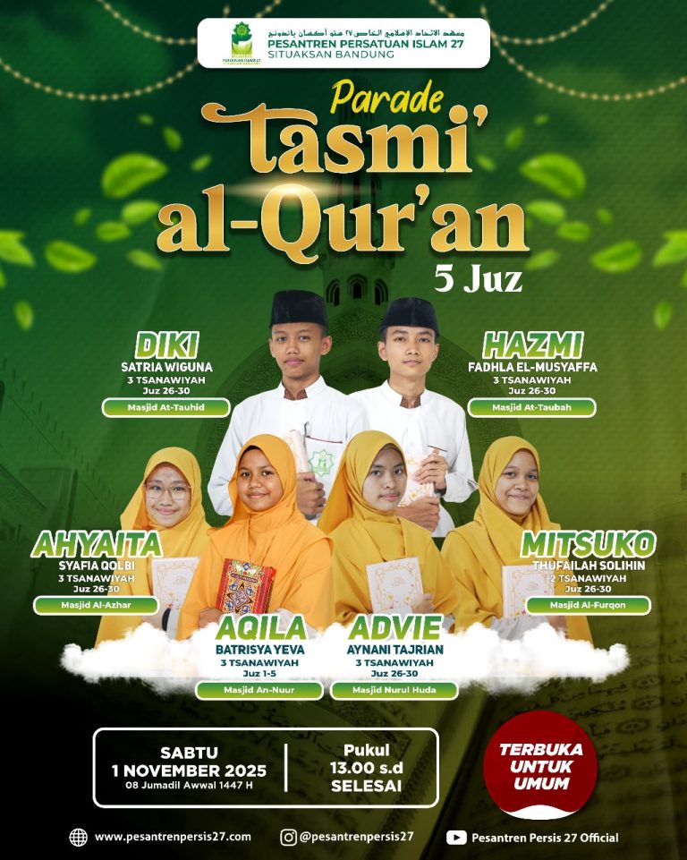 Parade Tasmi’ al-Quran 5 Juz Periode November 2025