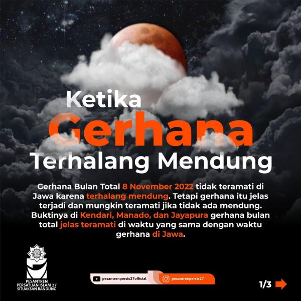 Ketika Gerhana Terhalang Mendung