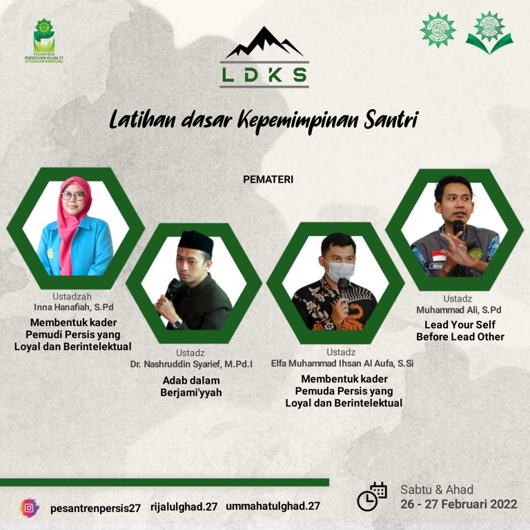 Latihan Dasar Kepemimpinan Santri 2022