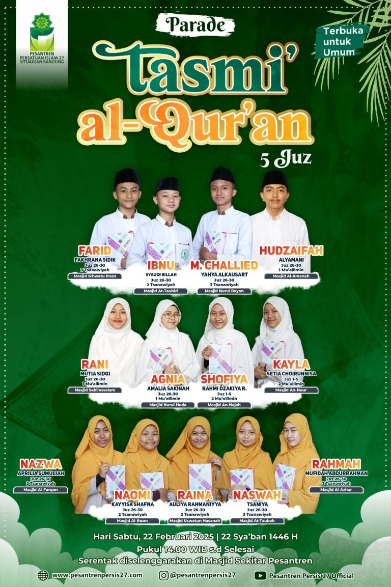 Parade Tasmi’ al-Quran 5 Juz 18 Februari 2025