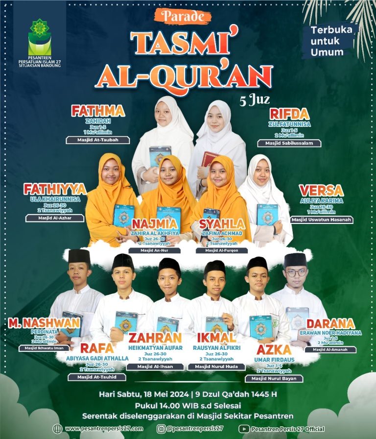 PARADE TASMI’ AL-QUR’AN 5 JUZ (16/05/2024)