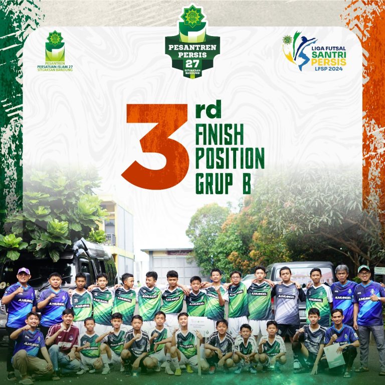Atlit Santri PPI27 telah mendapat juara 3 di Liga Futsal Santri Persis (LFSP) 2024